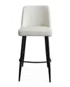 Moe's Home Collection Discontinued  Emelia Barstool In Ivory