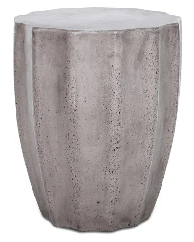 Moe's Home Collection Lucius Outdoor Stool In Grey