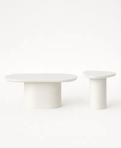 Moe's Home Collection Eden 2-pc. Coffee And End Table Set In White