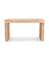 Moe's Home Collection Evander 55" Oak Rectangle Console Table