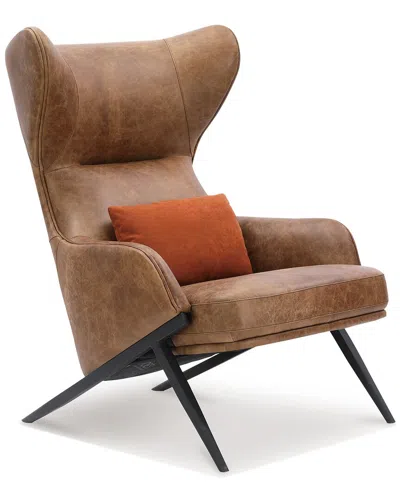 Moe's Home Collection Amos Accent Chair In Brown