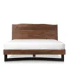 Moe's Home Collection Bent Queen Bed In Brown