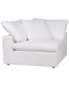 Moe's Home Collection Clay Corner Chair In White