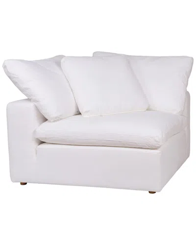 Moe's Home Collection Clay Corner Chair In White