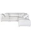 Moe's Home Collection Clay Dream Modular Sectional In White