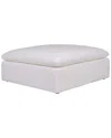Moe's Home Collection Clay Ottoman In White