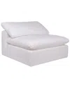 Moe's Home Collection Clay Slipper Chair In White