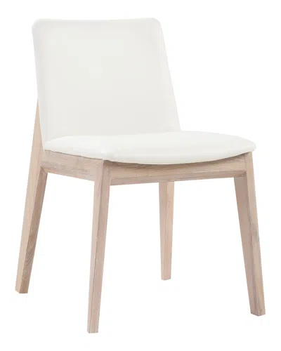 Moe's Home Collection Deco Dining Chair In White