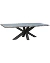 Moe's Home Collection Edge Small Dining Table In Gray