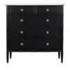 Moe's Home Collection Eleanor 5 Drawer Chest In Black
