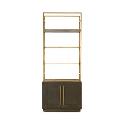Moe's Home Collection Elliot Bookshelf In Brown