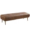 Moe's Home Collection Endora Bench In Brown