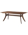 Moe's Home Collection Florence Small Rectangular Walnut Dining Table