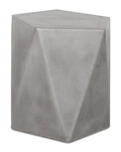 Moe's Home Collection Gem Outdoor Stool In Grey