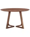 Moe's Home Collection Godenza Dining Table Round Walnut