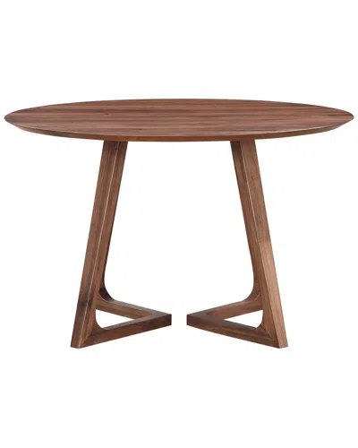 Moe's Home Collection Godenza Dining Table Round Walnut