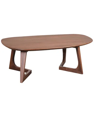 Moe's Home Collection Godenza Small Coffee Table In Brown