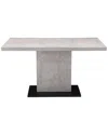 Moe's Home Collection Discontinued Discontinued  Hanlon Dining Table In Grey