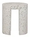 Moe's Home Collection Lyon Outdoor Stool In Grey