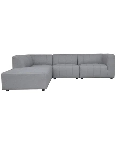 Moe's Home Collection Lyric Dream Left-facing Modular Sectional In Grey