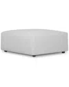 Moe's Home Collection Lyric Ottoman In Beige