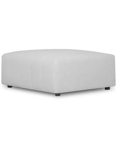 Moe's Home Collection Lyric Ottoman In Beige