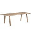 Moe's Home Collection Malibu Dining Table In White