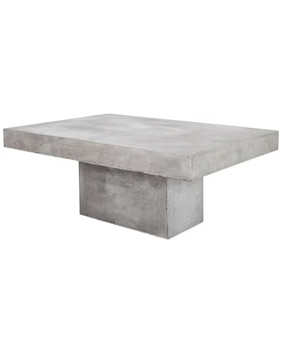 Moe's Home Collection Maxima Outdoor Coffee Table In Grey