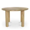 Moe's Home Collection Milo Round Dining Table In Brown