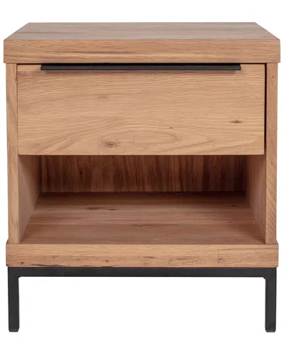 Moe's Home Collection Montego 1-drawer Nightstand In Brown