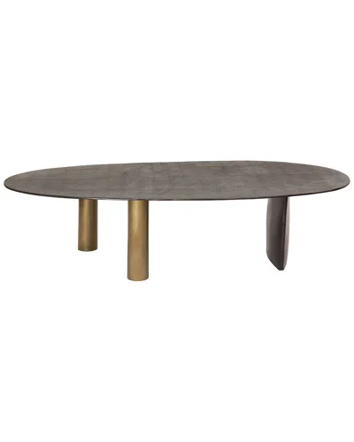 Moe's Home Collection Nicko Coffee Table In Gold