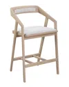 Moe's Home Collection Padma Counter Stool In Grey