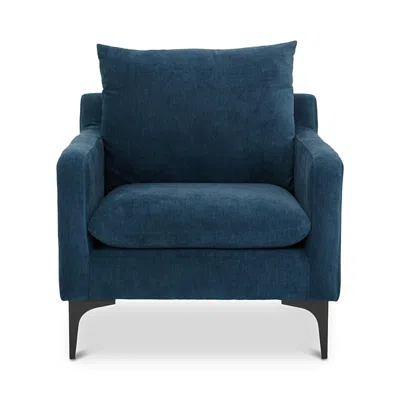 Moe's Home Collection Paris Armchair In Blue