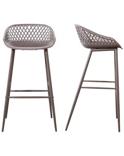 Moe's Home Collection Piazza Outdoor Barstool In Multi