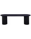 Moe's Home Collection Povera Dining Bench In Black