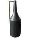 Moe's Home Collection Primus Metal Vase In Black
