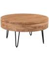 Moe's Home Collection Privado Storage Coffee Table In Beige