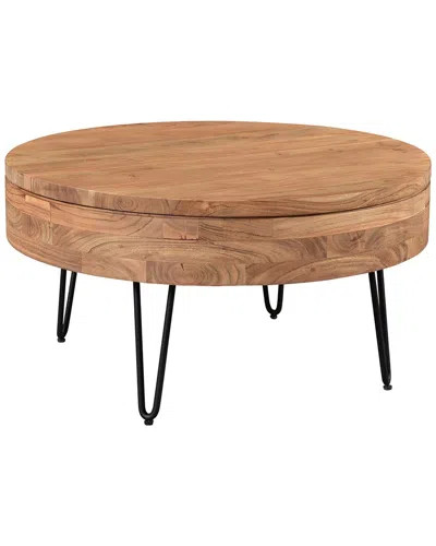 Moe's Home Collection Privado Storage Coffee Table In Beige