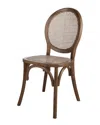 Moe's Home Collection Rivalto Dining Chair In Brown