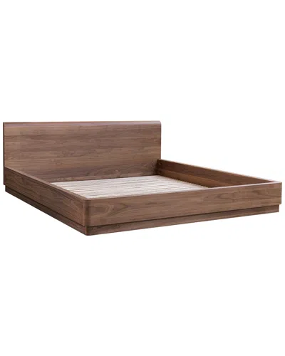 Moe's Home Collection Round Off Queen Bed In Brown