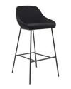 Moe's Home Collection Shelby Bar Stool In Black