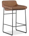Moe's Home Collection Starlet Counter Stool In Brown