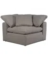 Moe's Home Collection Terra Condo Corner Chair In Grey