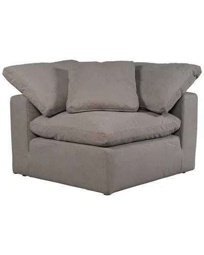 Moe's Home Collection Terra Condo Corner Chair In Grey