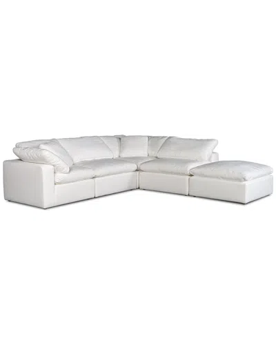 Moe's Home Collection Terra Condo Dream Modular Sectional In White