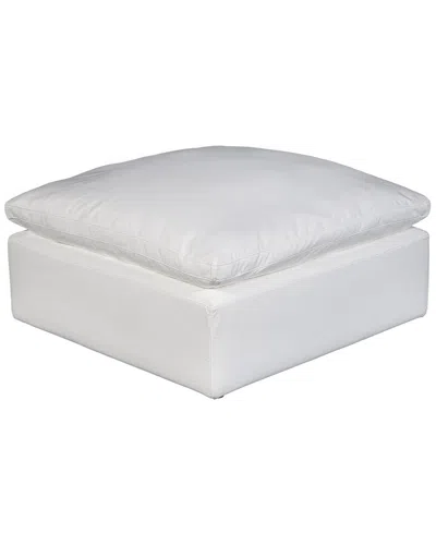 Moe's Home Collection Terra Condo Ottoman In White