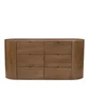 Moe's Home Collection Theo 6 Drawer Dresser In Brown