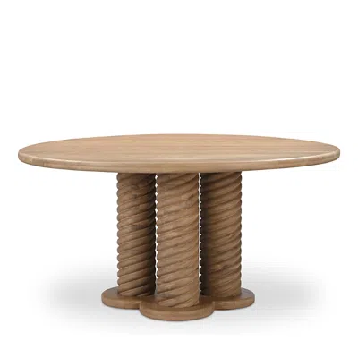 Moe's Home Collection Treccia Dining Table In Brown