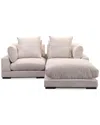 Moe's Home Collection Tumble Nook Modular Sectional In Brown