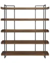 Moe's Home Collection Vancouver Large Bookshelf In Brown